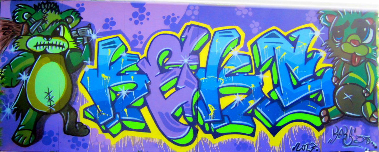 Graffiti Wall - Photo by dreisieben - Keks37, Keks, 37 (2013)