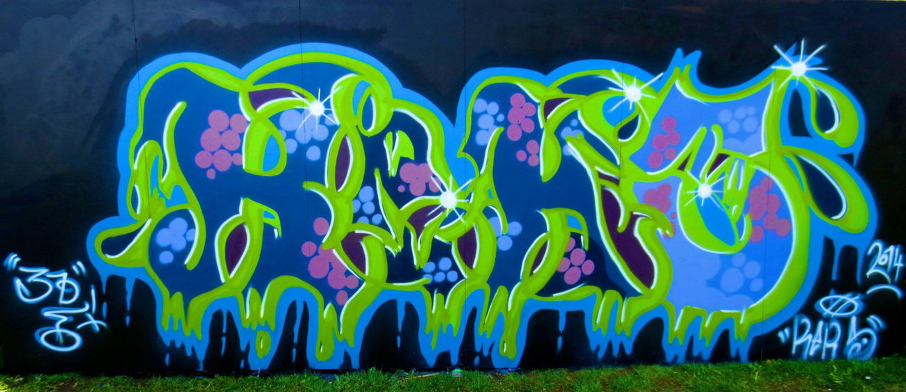 Graffiti Wall - Photo by dreisieben - Keks37, 37, Keks (2014)