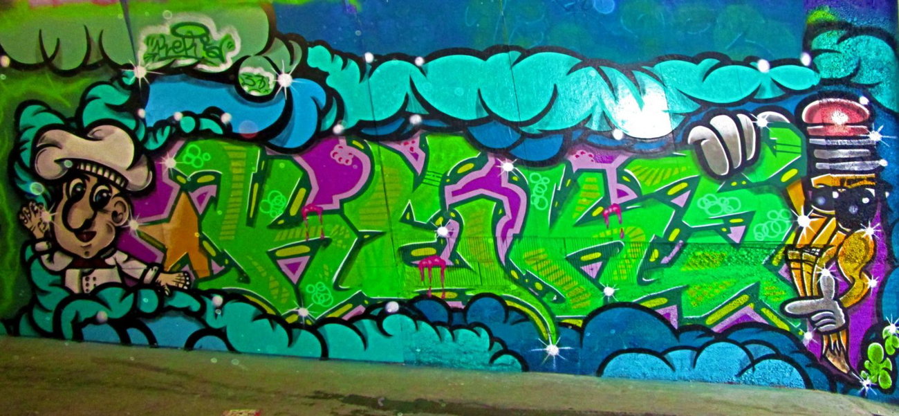 Graffiti Wall - Photo by dreisieben - Keks, 37, Dirty7even (2015)