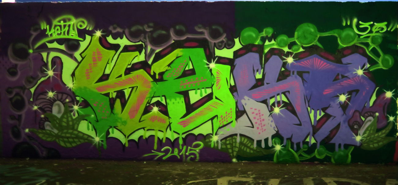 Graffiti Wall - Photo by dreisieben - Keks, 37 (2015)
