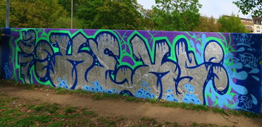 Graffiti Wall - Photo by dreisieben - Keks, Dirty7even, 37 (2015)