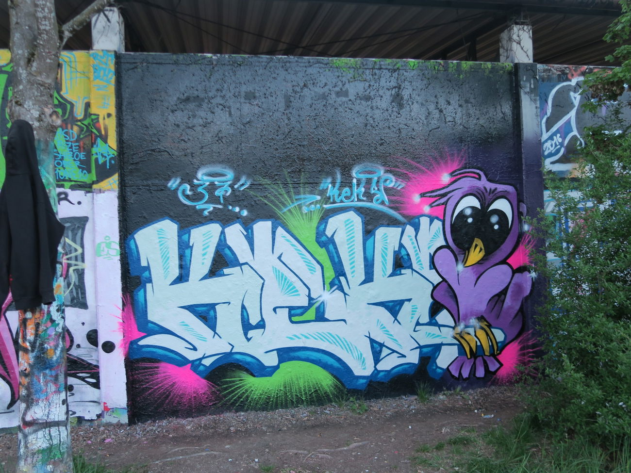 Graffiti Wall - Photo by dreisieben - keks37, Tübingen, 37 (2017)