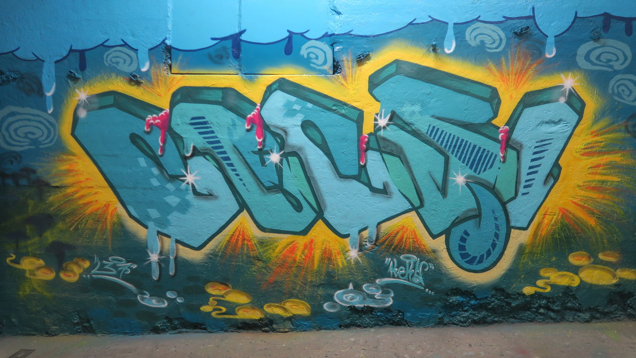 Graffiti Wall - Photo by dreisieben - keks37, keks, cecs (2017)