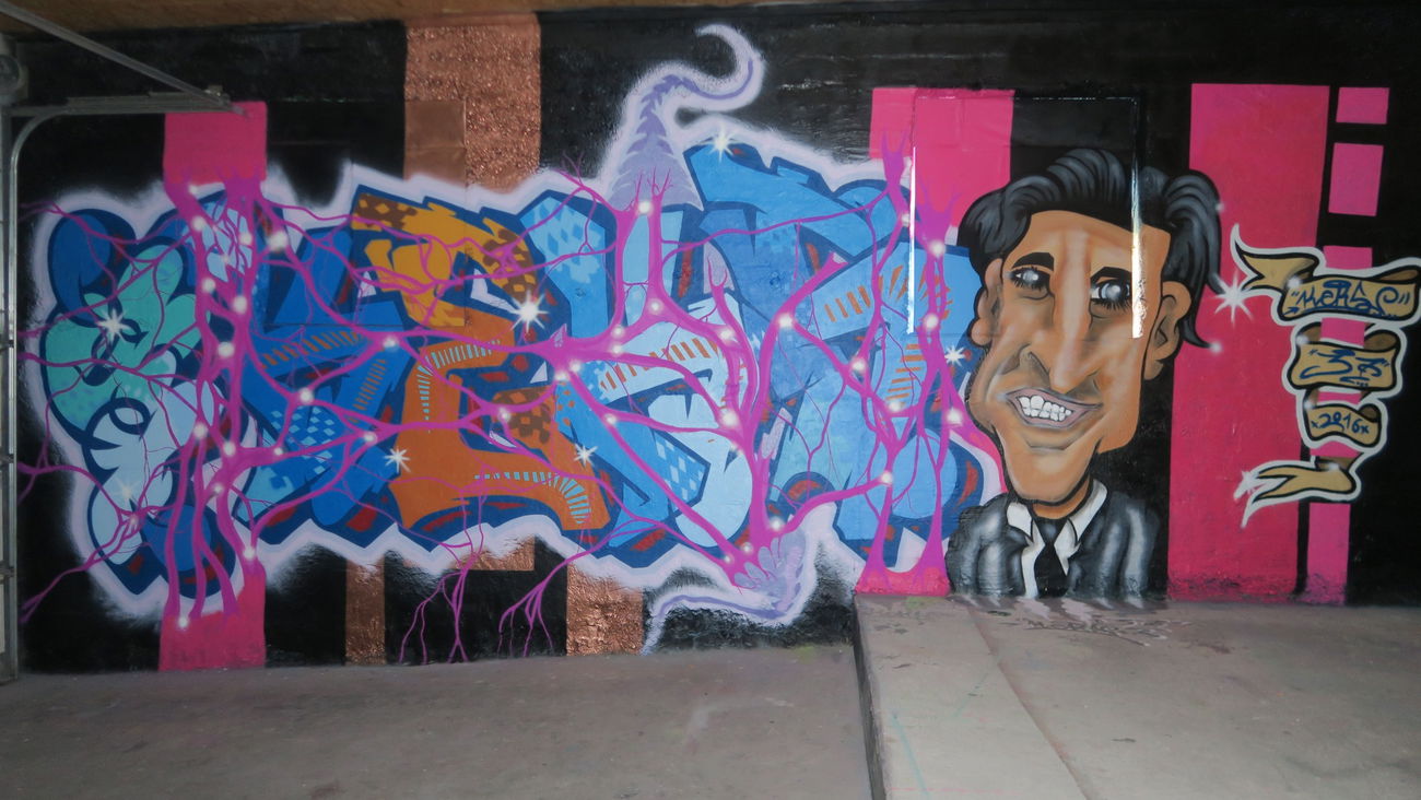 Graffiti Wall - Photo by dreisieben - keks37, keks, 37 (2016)