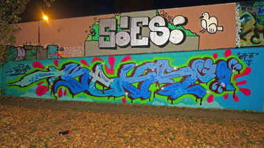 Graffiti Wall - Photo by dreisieben - keks, 37er, Dirty7even (2015)