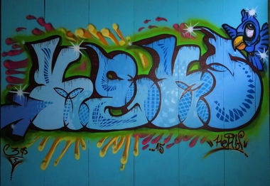 Graffiti Wall - Photo by dreisieben - 37, Keks (2015)