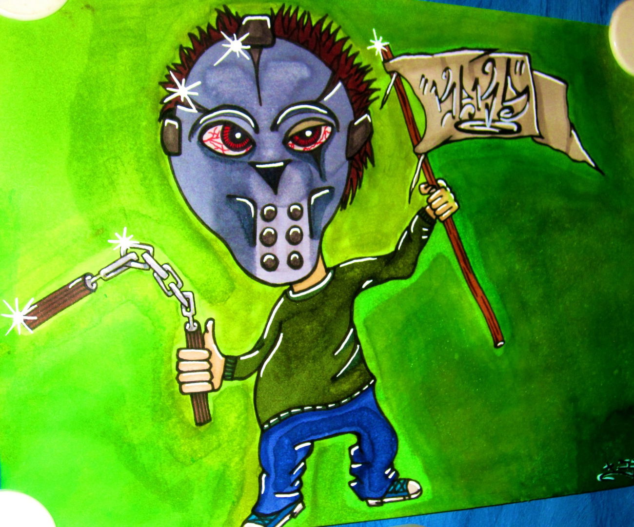 Graffiti Sketch - Photo by dreisieben - Keks, 37, Character (2014)