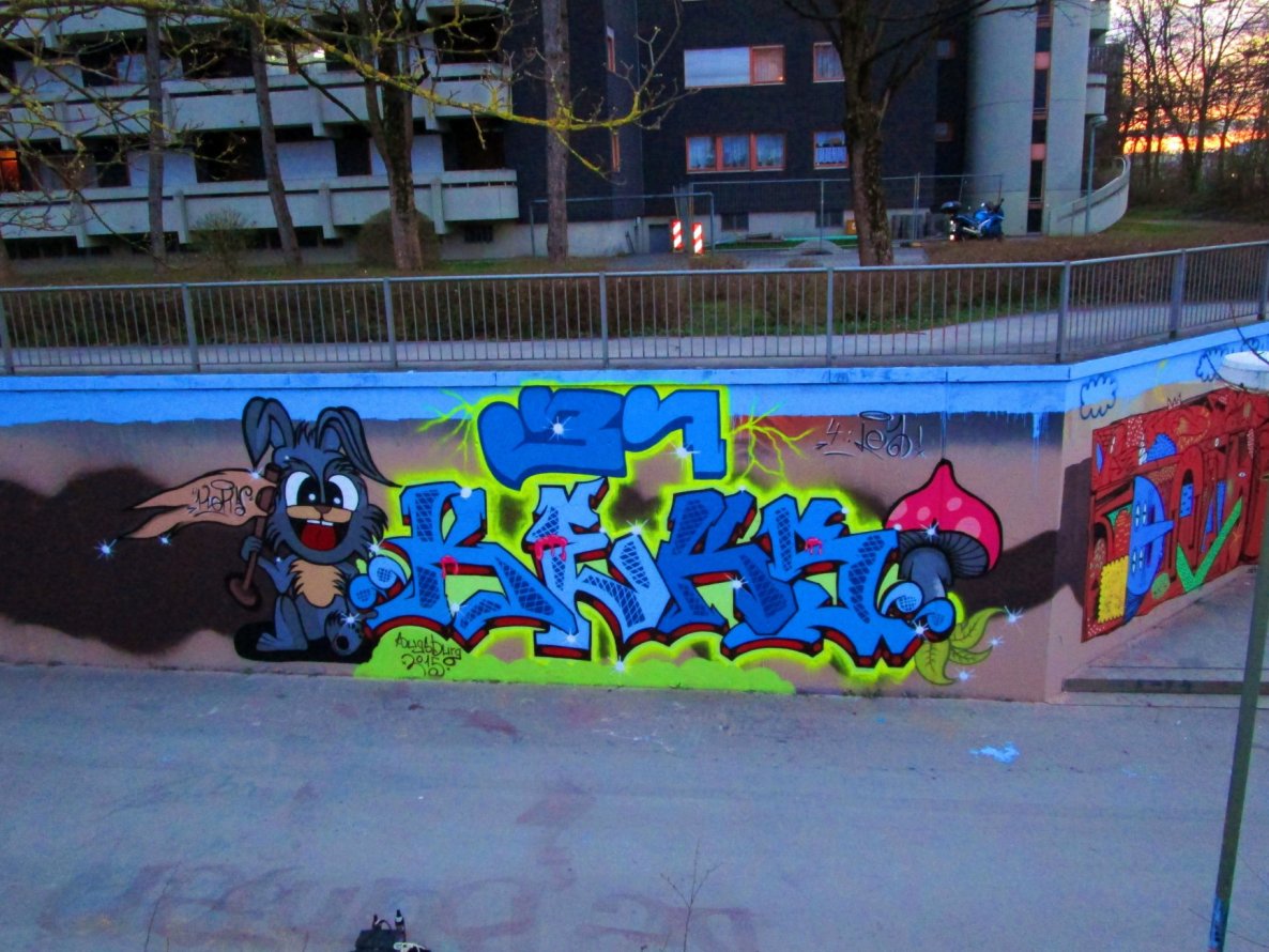 Graffiti Wall - Photo by dreisieben - Keks, 37, Easter (2015)