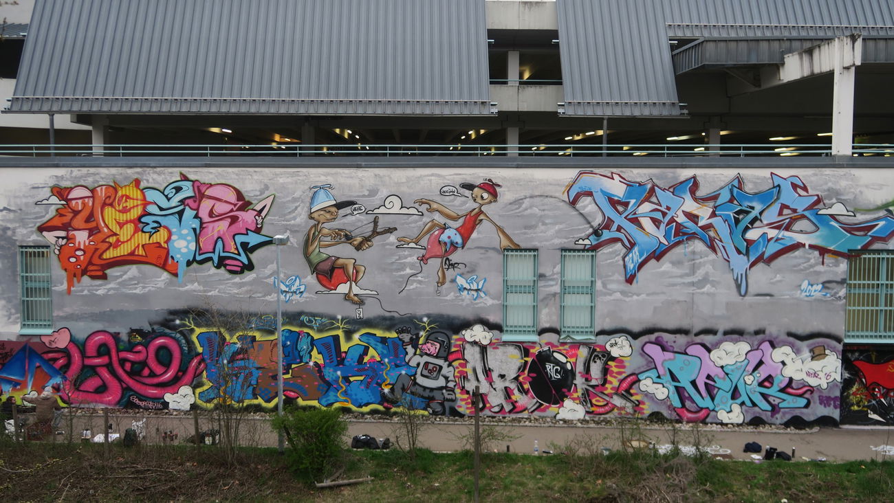 Graffiti Wall - Photo by dreisieben - keks37, keks, Arok (2016)