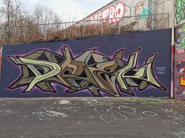 Graffiti Wall - Photo by drek - drek, bevallstars, kassel (2021)