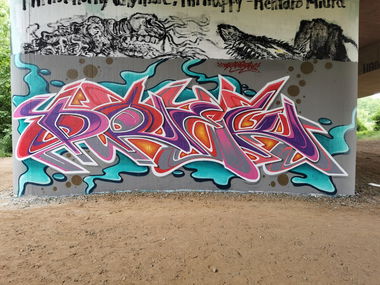Graffiti Wall - Photo by drek - drek, bevallstars, kassel (2021)