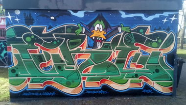 Graffiti Wall - Photo by drek - eke, bevallstars, götting3n (2020)