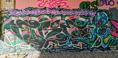 Graffiti Wall - Photo by drek - eke, bevallstars, kassel (2020)