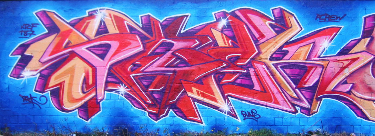 Graffiti Wall - Photo by drek - drek, bevallstars, kassel (2004)