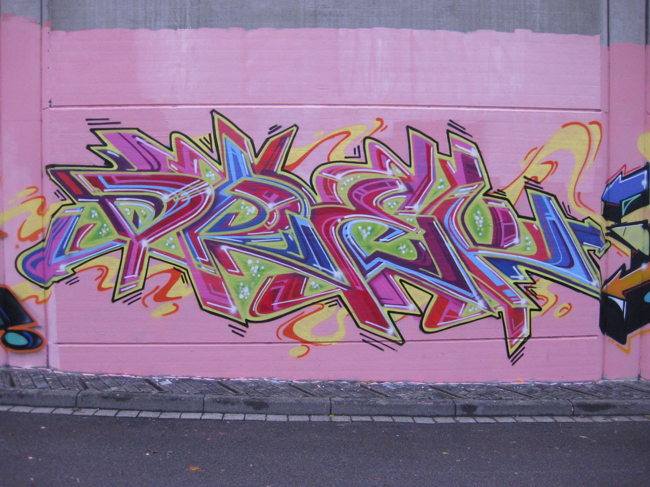 Graffiti Wall - Photo by drek - drek, bevallstars, höxter (2011)