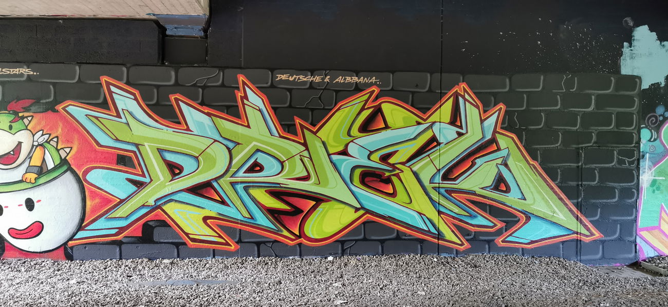 Graffiti Wall - Photo by drek - drek, bevallstars, kassel (2020)