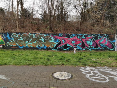 Graffiti Wall - Photo by drek - drek, eke, bevallstars (2020)