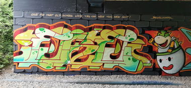 Graffiti Wall - Photo by drek - eke, bevallstars, kassel (2020)