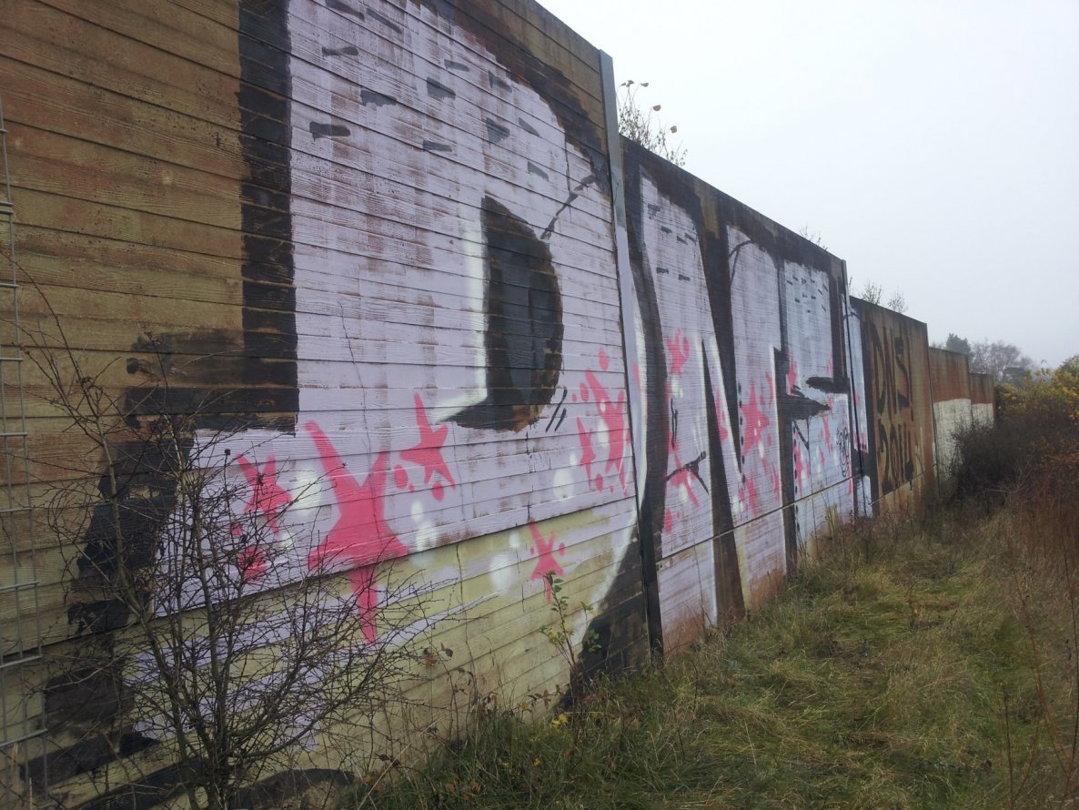 Graffiti Wall in Bayreuth - Photo by dripslover (2014)