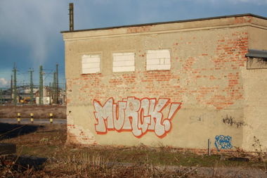 Graffiti Train in Leipzig - Photo by dripslover - murk, murck