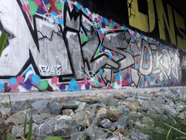 Graffiti Wall in Bayreuth - Photo by dripslover (2014)