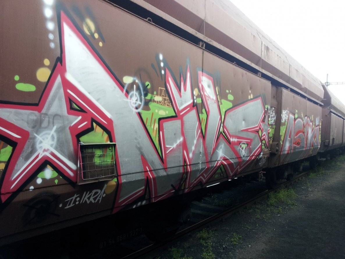 Graffiti Train - Photo by dripslover (2014)