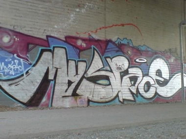 Graffiti Bombing in Bayreuth - Photo by dripslover - myspace, mspc (2009)