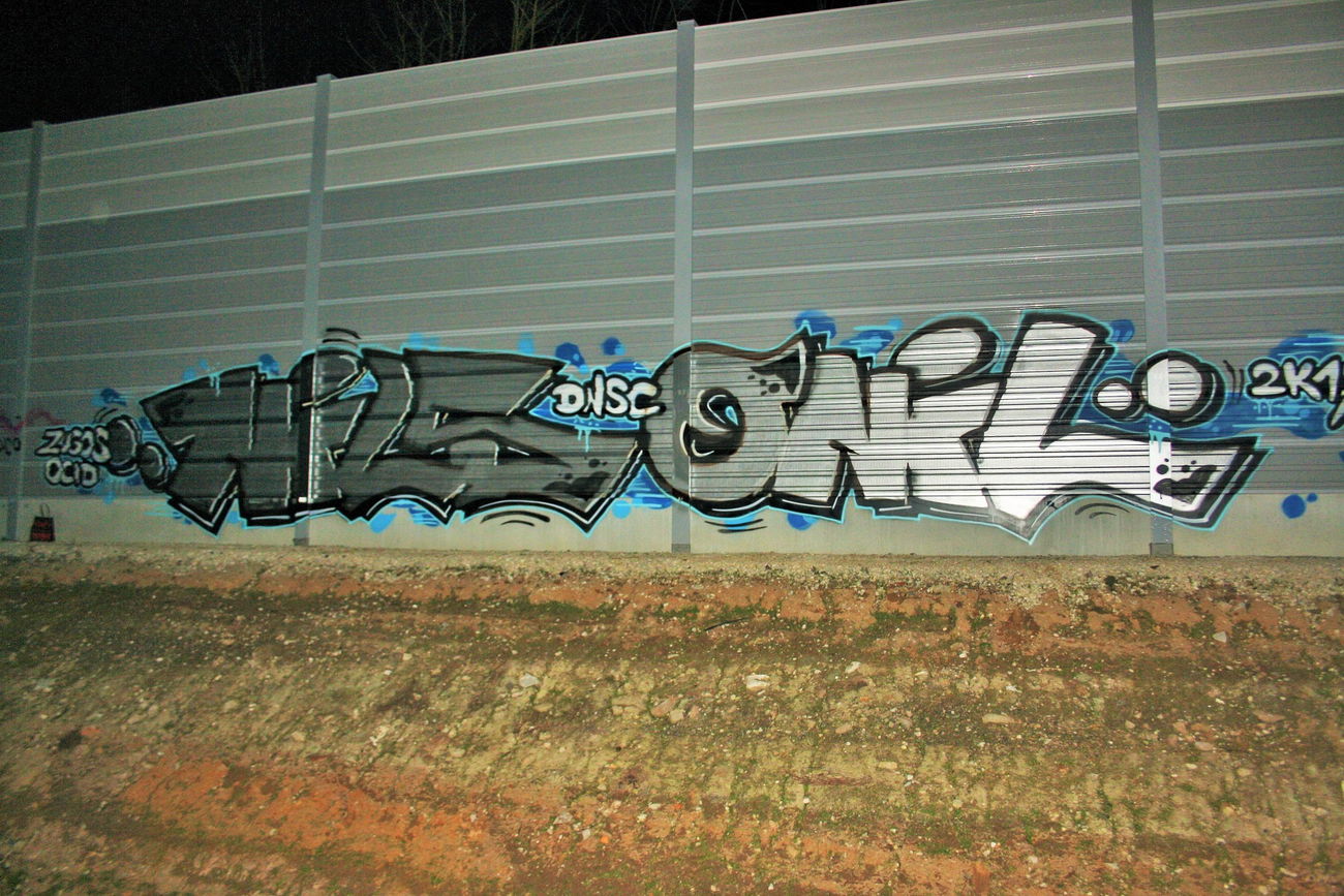 Graffiti Wall in Erlangen - Photo by dripslover - nils, ONIL, dns (2017)