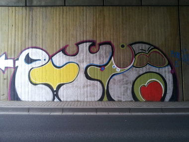 Graffiti Wall in Bayreuth - Photo by dripslover (2014)