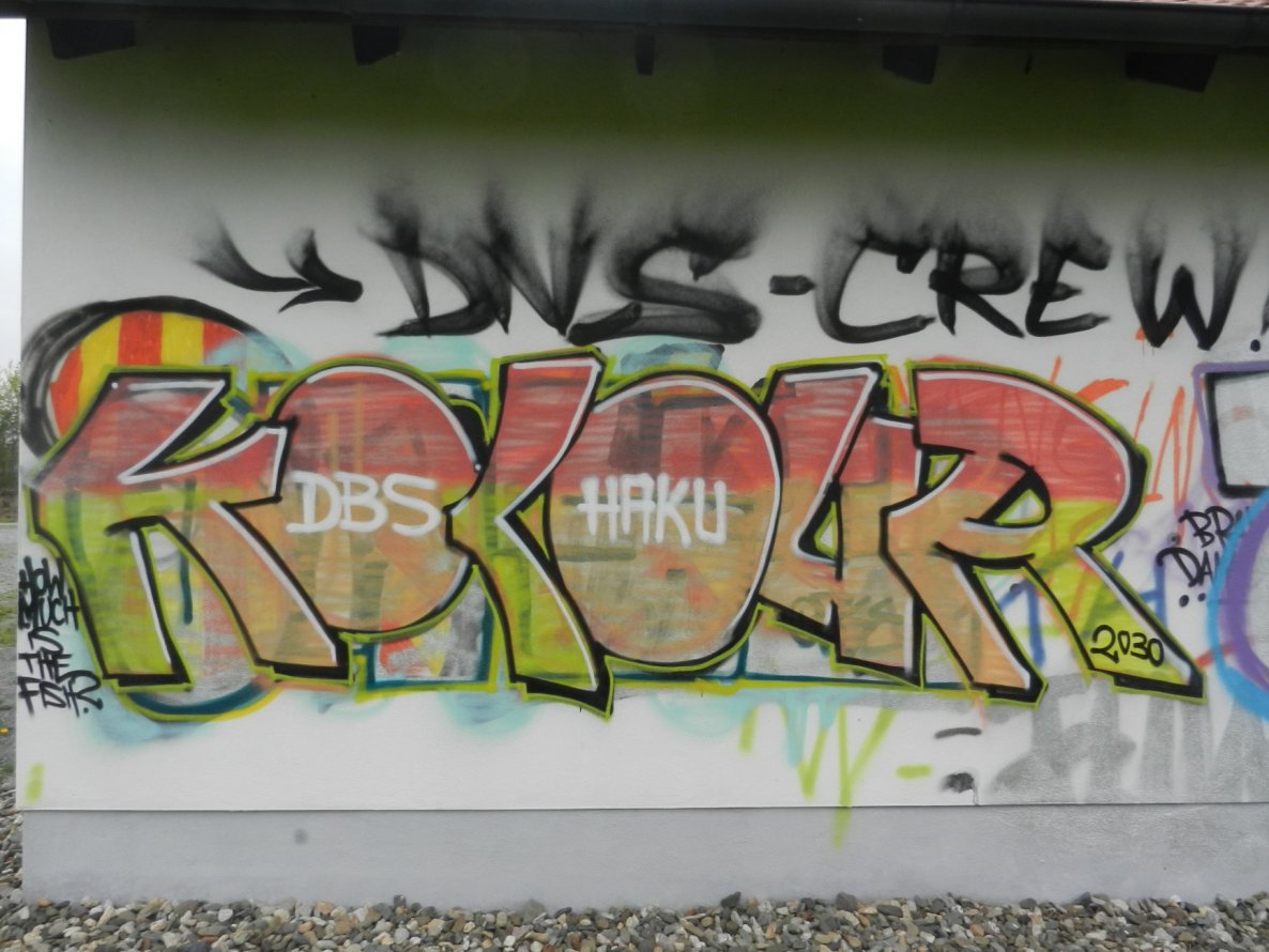 Graffiti Wall in Landkreis Kulmbach - Photo by dripslover - dbs, haku, kolour