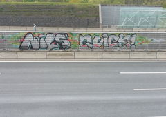 Graffiti Wall in Bayreuth  - Photo by dripslover - Dnsc, DNS, Nils (2017)