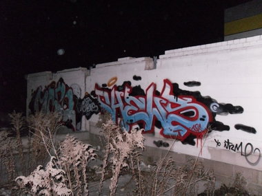 Graffiti Wall in Bayreuth - Photo by dripslover - mspc, chews