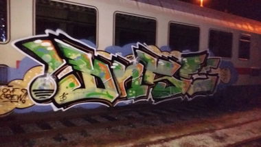 Graffiti Wall in Stuttgart  - Photo by dripslover - dnsc, DNS, nils (2016)