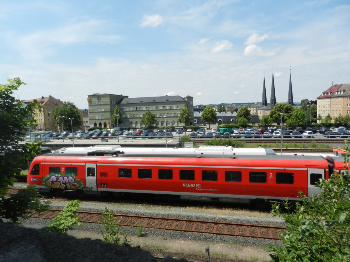 Graffiti Train in Bayreuth - Photo by dripslover - gmb