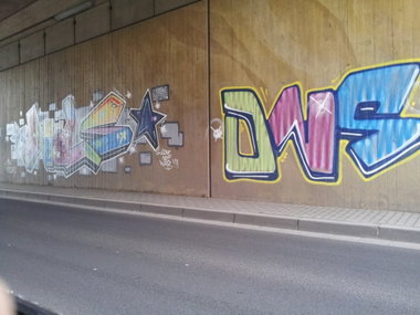 Graffiti Wall in Bayreuth - Photo by dripslover - dns, nils (2014)