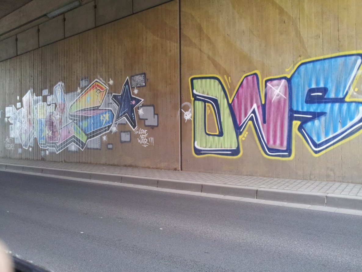 Graffiti Wall in Bayreuth - Photo by dripslover - dns, nils (2014)