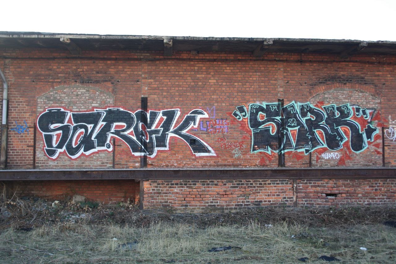 Graffiti Wall in Leipzig - Photo by dripslover - sarck, sark