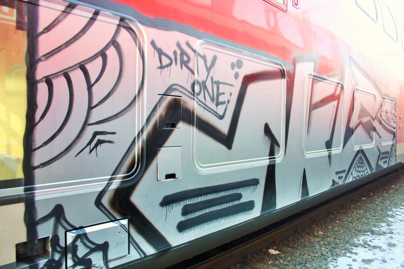 Graffiti Train in FULDA - Photo by dripslover - dnsc, nils (2017)