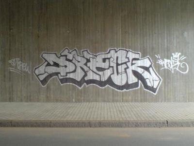 Graffiti Bombing in Bayreuth - Photo by dripslover - dreck, ost (2005)
