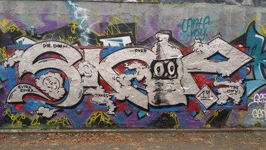 Graffiti Wall in Bayreuth - Photo by dripslover - hls (2015)