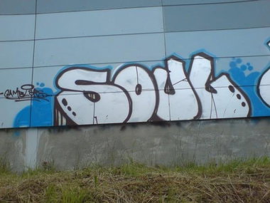 Graffiti Wall in Bayreuth - Photo by dripslover - gmb, soul