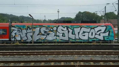 Graffiti Wall in Heidelberg - Photo by dripslover - dns, dnsc, nils (2016)