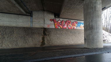 Graffiti Wall in Kulmbach - Photo by dripslover - kuba (2016)