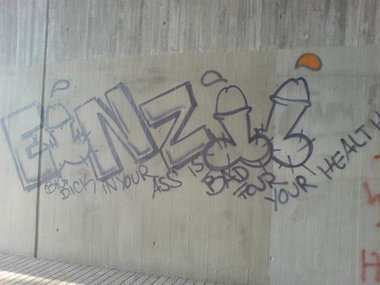 Graffiti Wall in Bayreuth - Photo by dripslover - einz