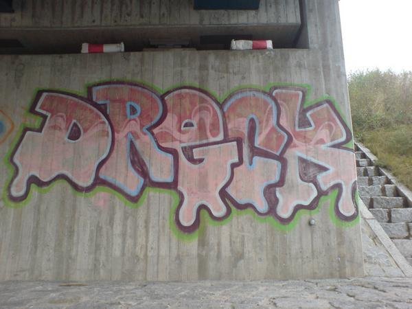 Graffiti Wall in Bayreuth - Photo by dripslover - dreck, ost