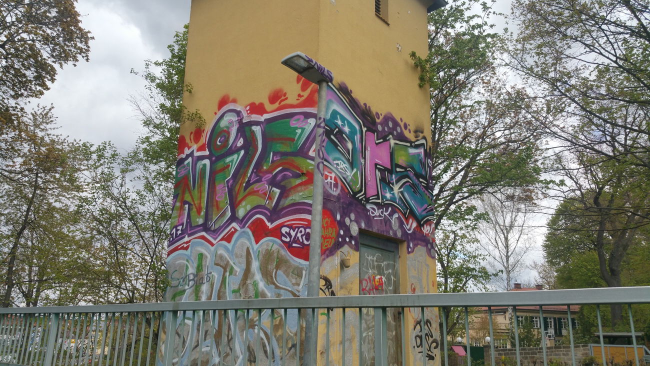 Graffiti Wall in Bayreuth  - Photo by dripslover - Syro, Nils, dnsc (2017)
