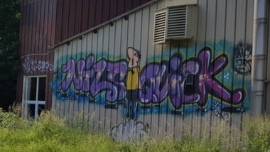 Graffiti Wall in Bayreuth - Photo by dripslover - Dnsc, DNS, Nils (2017)