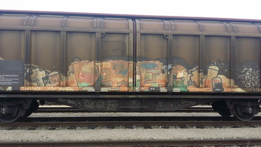 Graffiti Train - Photo by dripslover