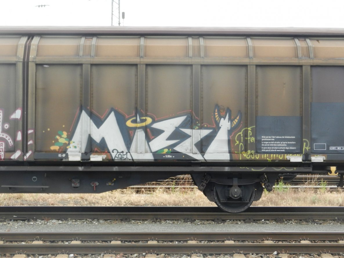 Graffiti Train in Frankfurt - Photo by dripslover - mizzi