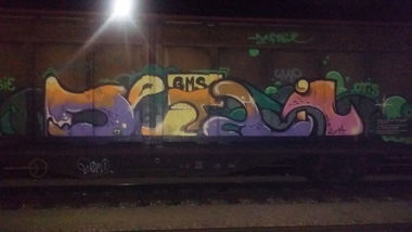 Graffiti Train in Bamberg - Photo by dripslover - detail, demo, jbcb